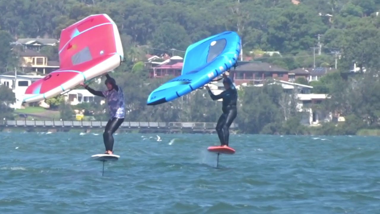 Wind Wing Foiling a Marmong Point