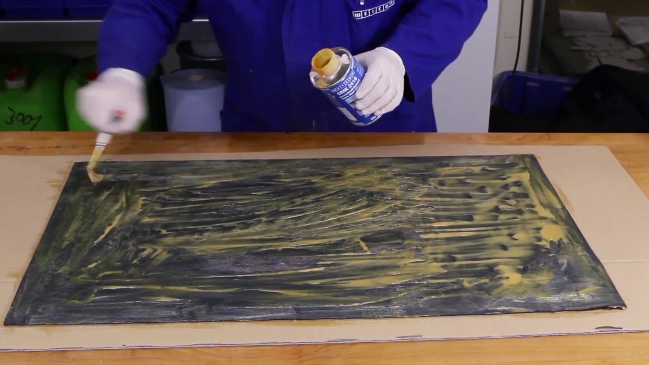 GMK 2410 Rubber Metal Contact Adhesive Demonstration Video