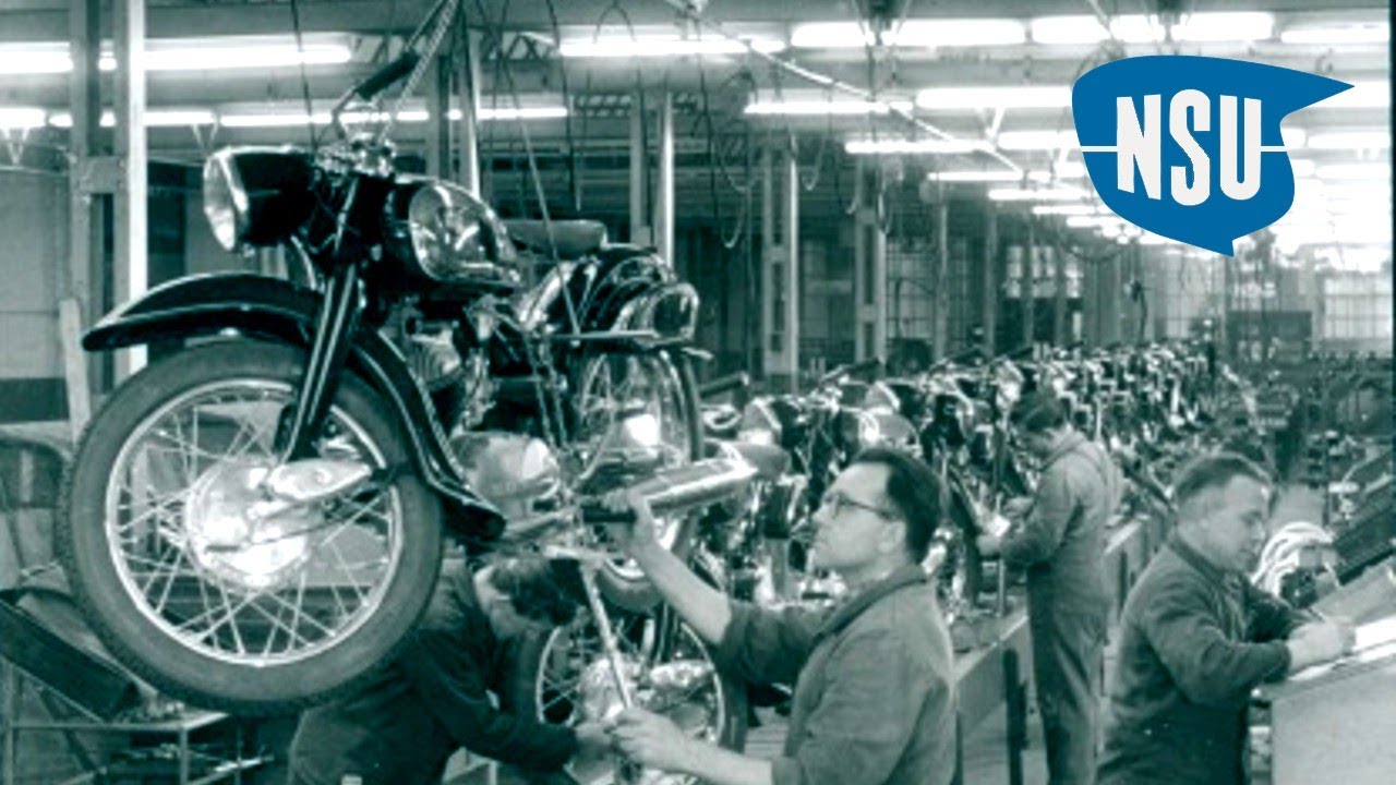 NSU Motorenwerke Neckarsulm - Factory Footage