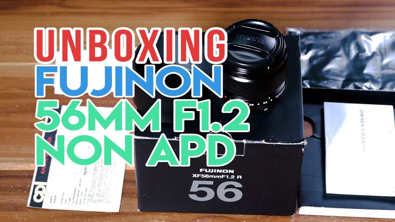 UNBOXING: FUJINON 56MM F1 2 NON APD
