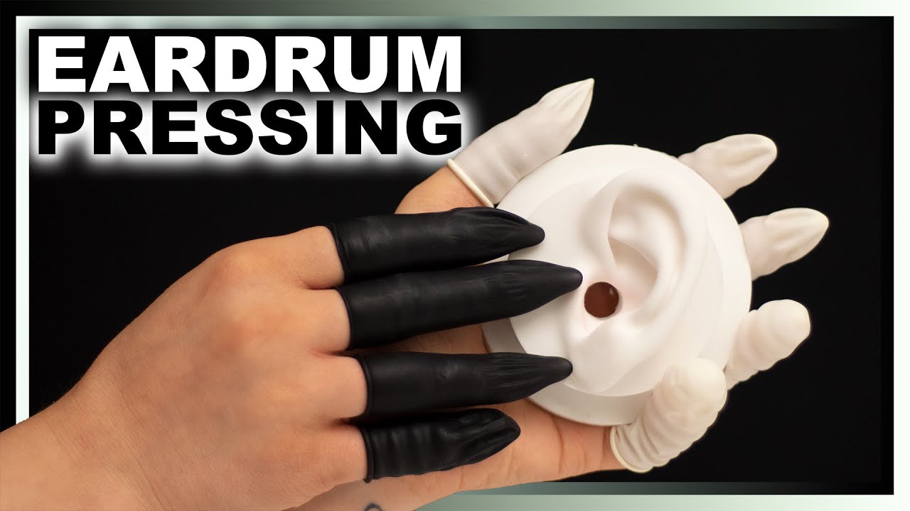 ASMR Intense Eardrum Pressing (No Talking) 1 hour Deep Ear Cleaning