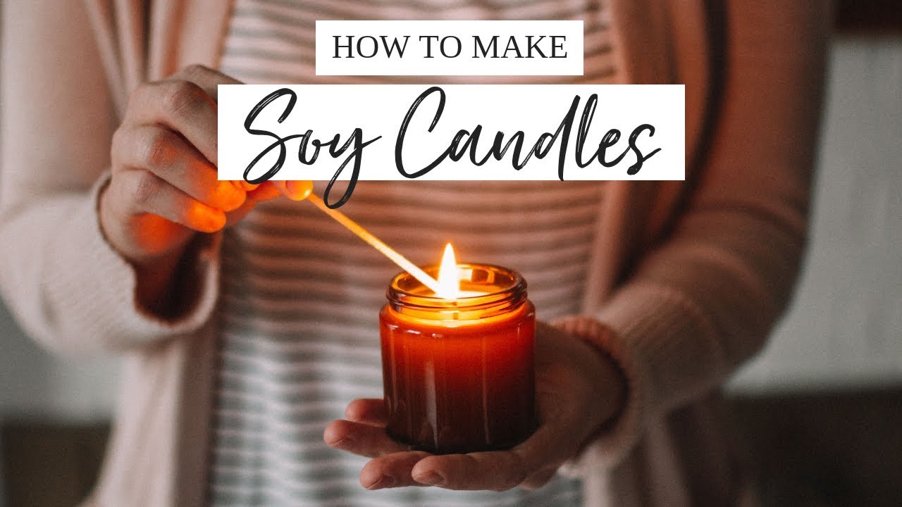 🕯How To Make Soy Scented Candles 🕯 | EASY AT HOME DIY