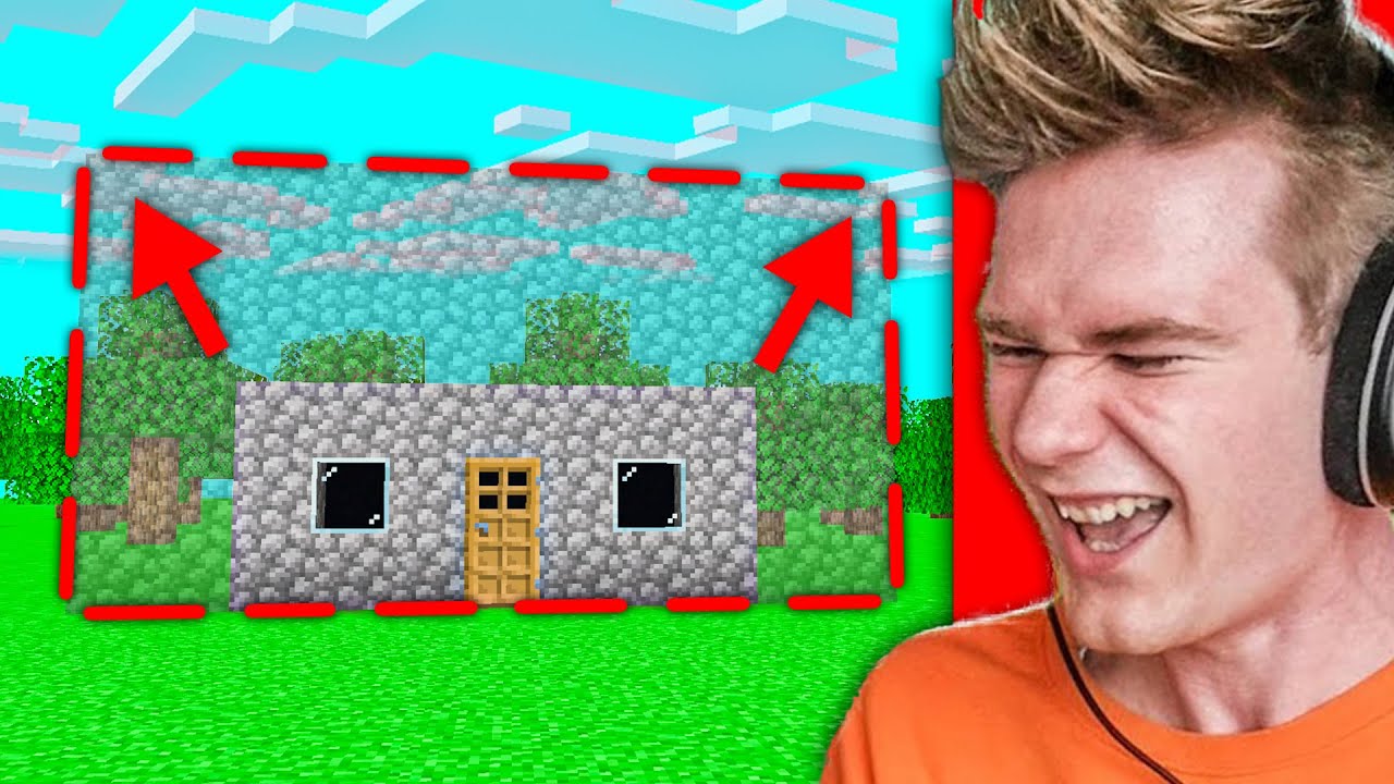 POWIĘKSZAM BAZE WIDZA TAK DŁUGO AŻ NIE ZAUWAŻY XD | Minecraft Extreme
