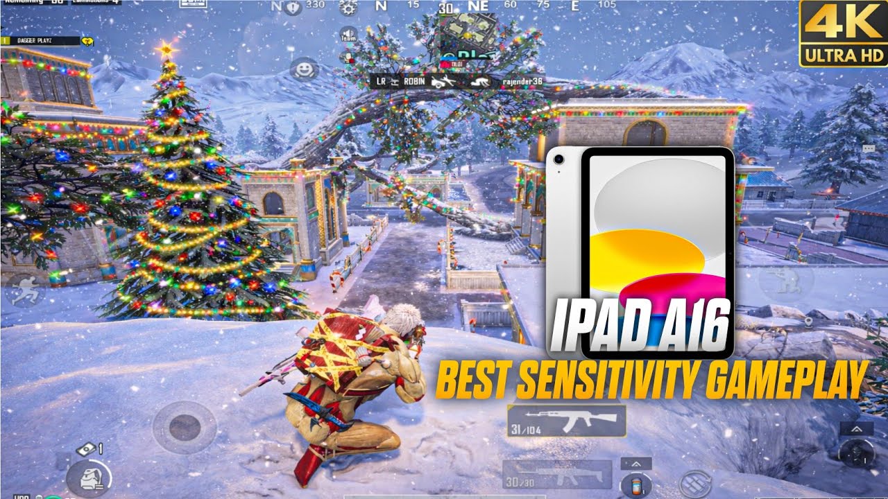 iPad 11 A16 BGMI Graphics Test (SMOOTH+ EXTREME) 🔥| PUBG Mobile Gaming 2026 | With Best Sensitivity!