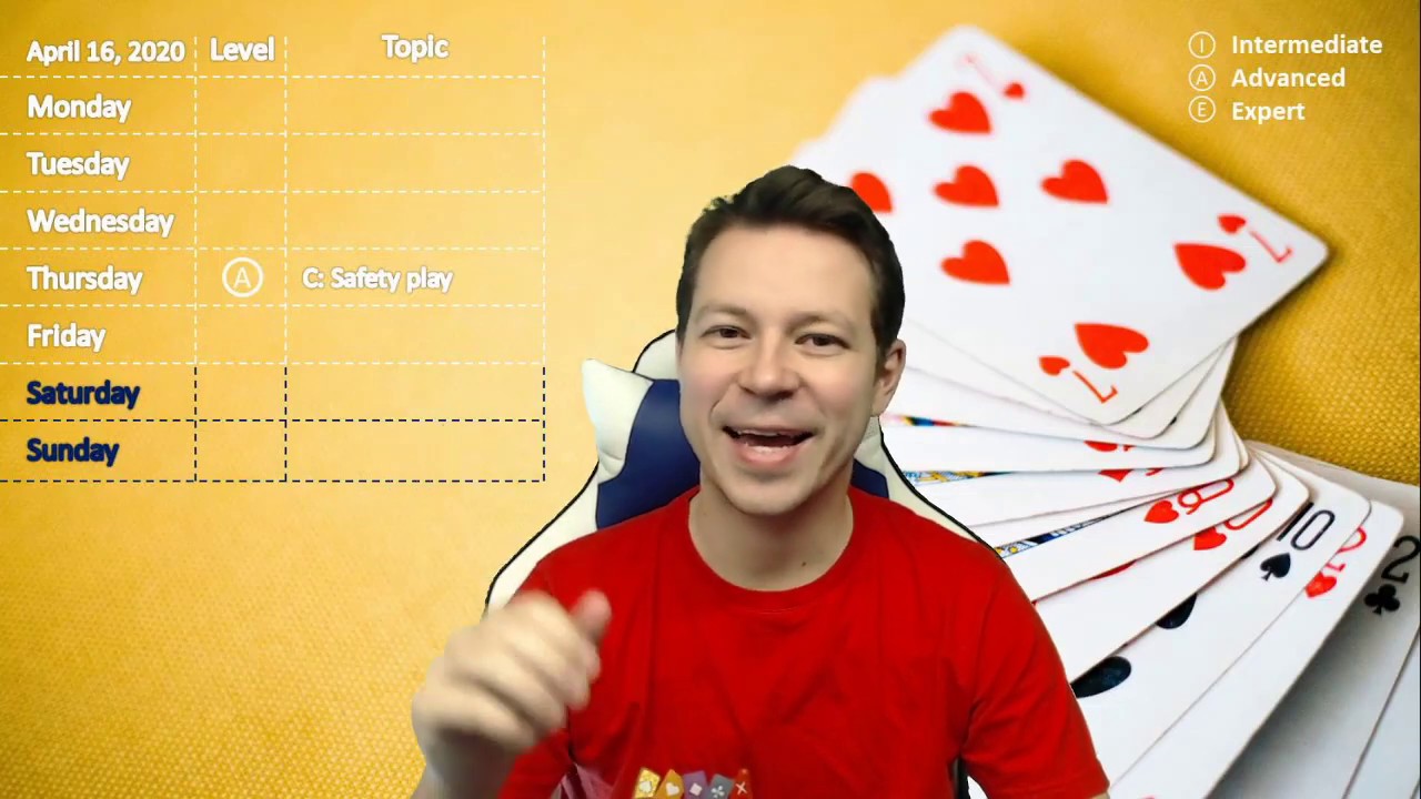 Advanced: Card play - Safety play