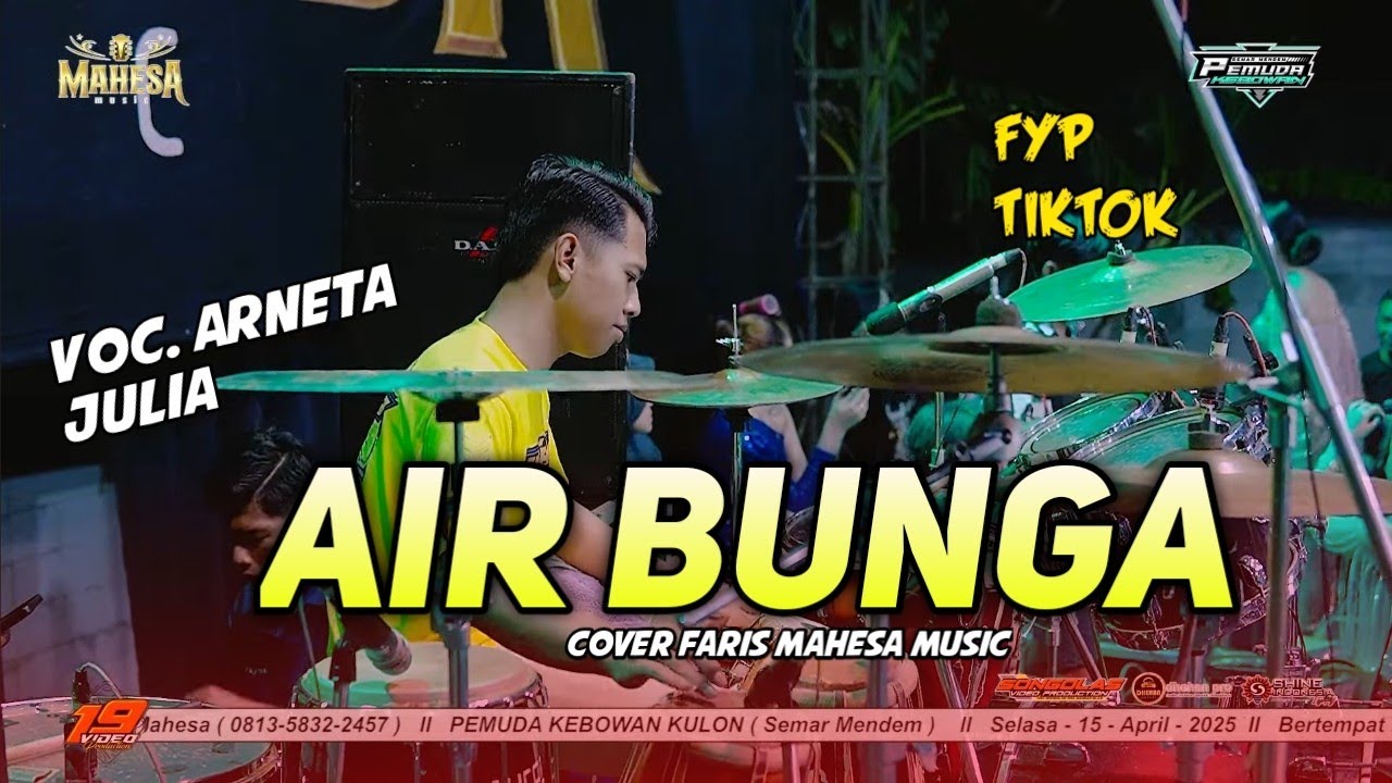 COVER FARIS KENDANG air bunga arneta julia Mahesa music