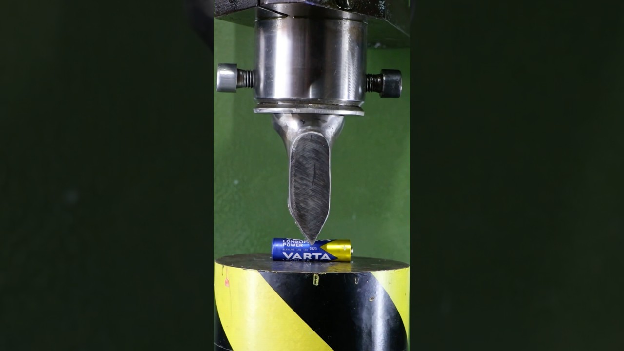 Varta vs Hydraulic Press