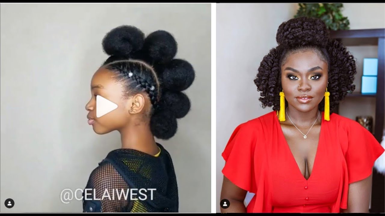 8 Coiffures Afro + 3 Recettes pour Faire pousser ses cheveux crépus en été