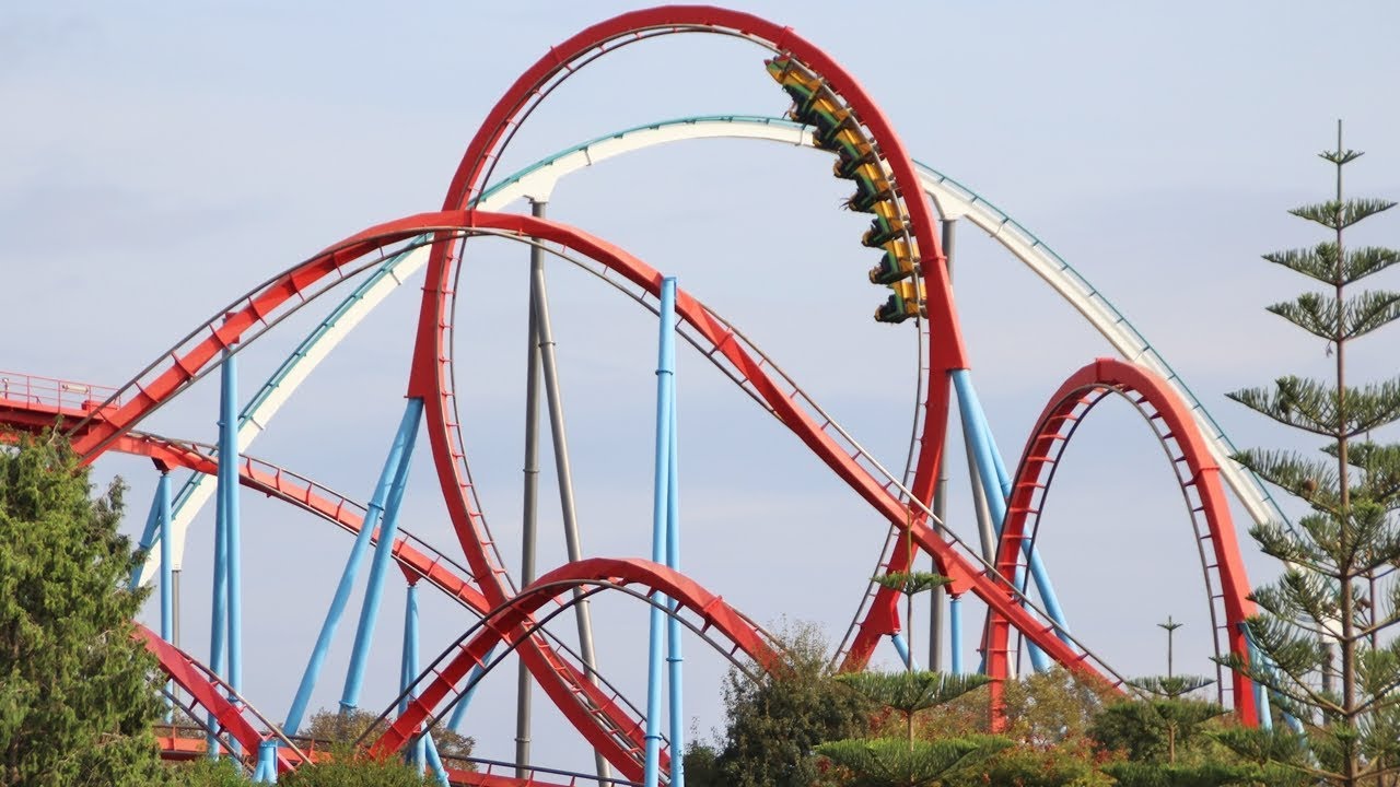 Dragon Khan, Looping Rollercoaster - PortAventura World Salou
