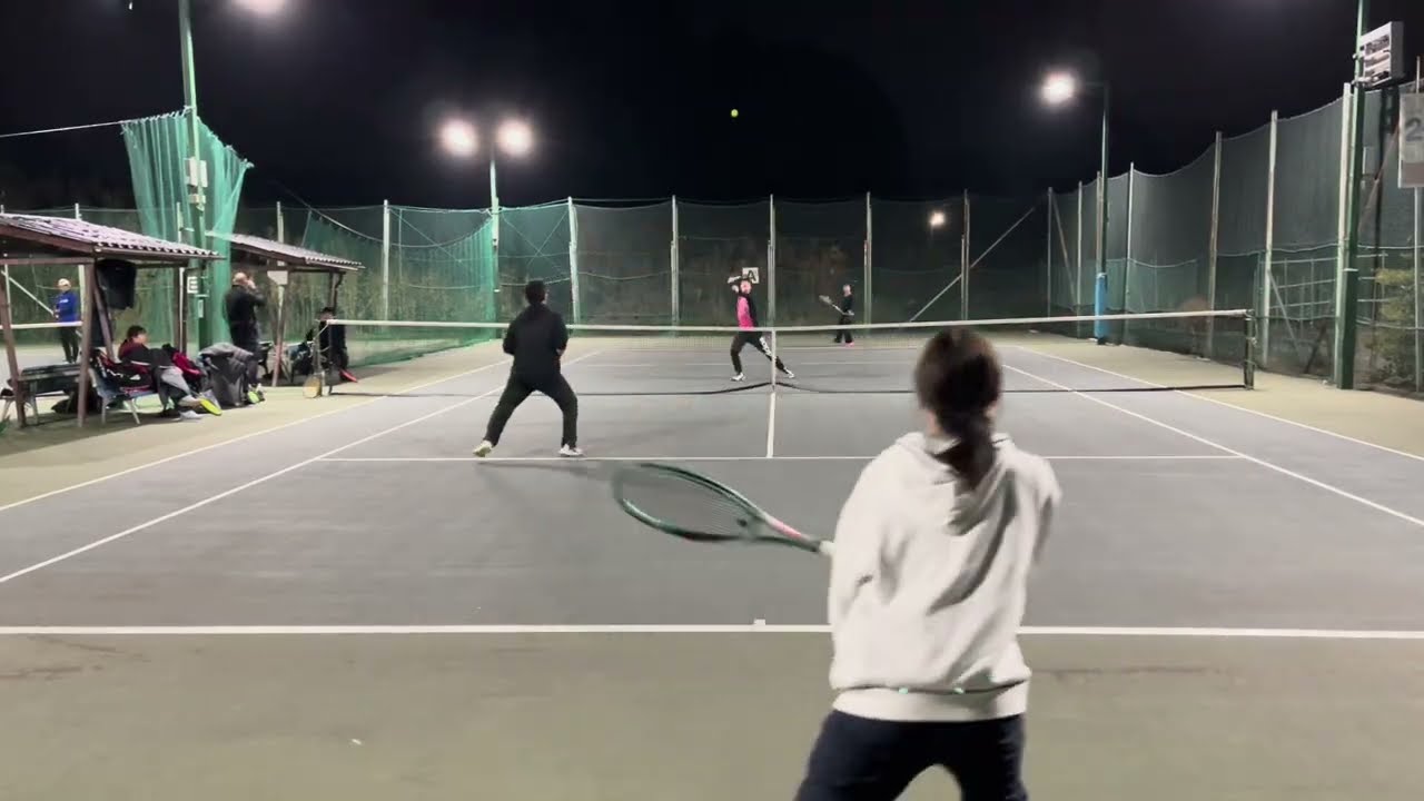 【綿つもClassic】2024年1月末の男女混合ダブルス練習会（Tennis-doubles）