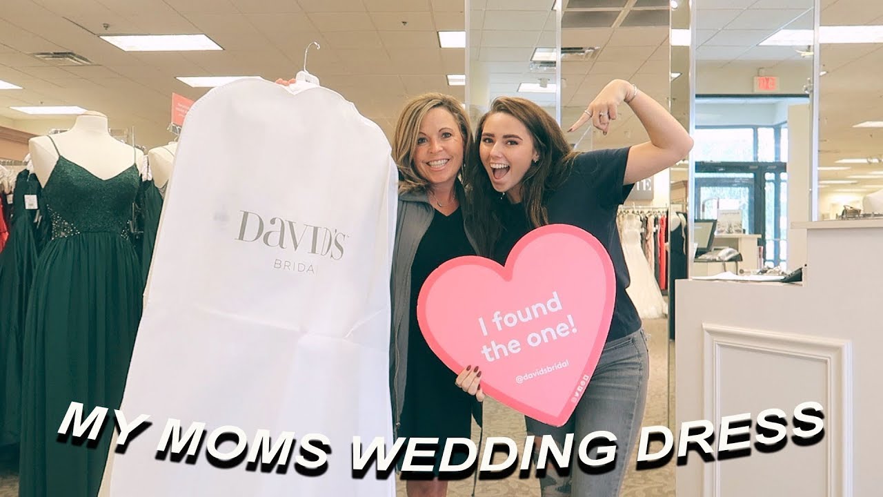 Picking out my MOMS WEDDING DRESS