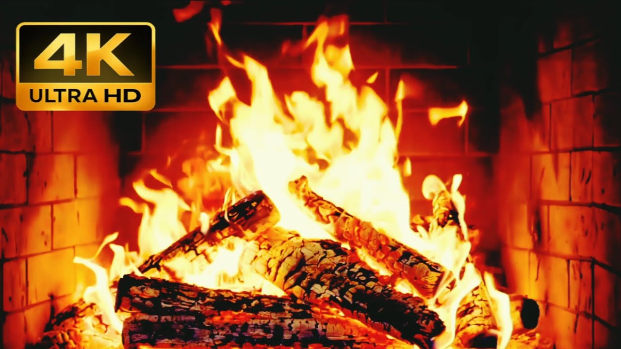 Relaxing fireplace sound for sleeping- Fireplace white noise 🔥🔥🥱#relax #cozyfire  #fireplace #fyp