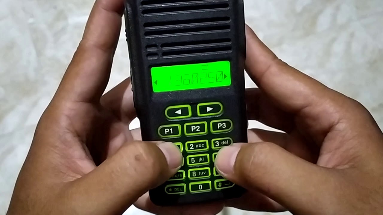 MOTOROLA CP1660 VHF SETING