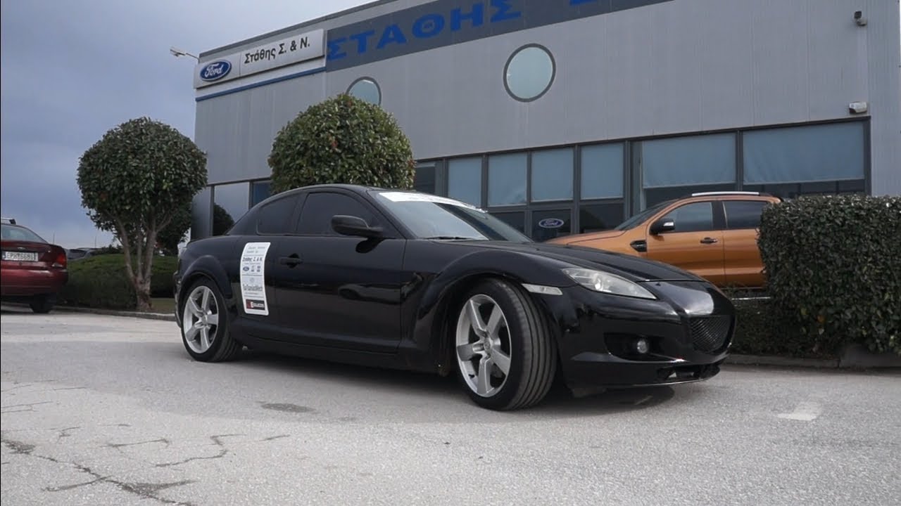 Electric Mazda RX8 in Greece