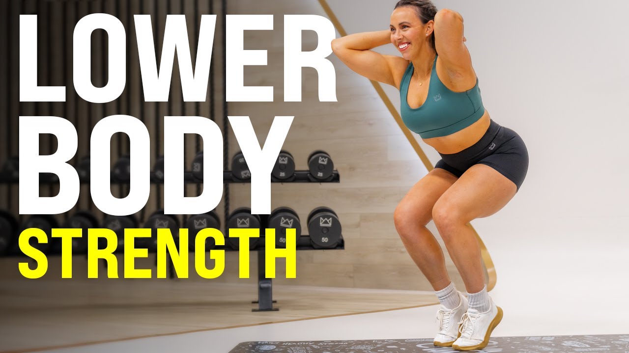 LEGS AND GLUTES STRAIGHT SET BURNOUT WORKOUT! *Low Impact* Dumbbells Only!