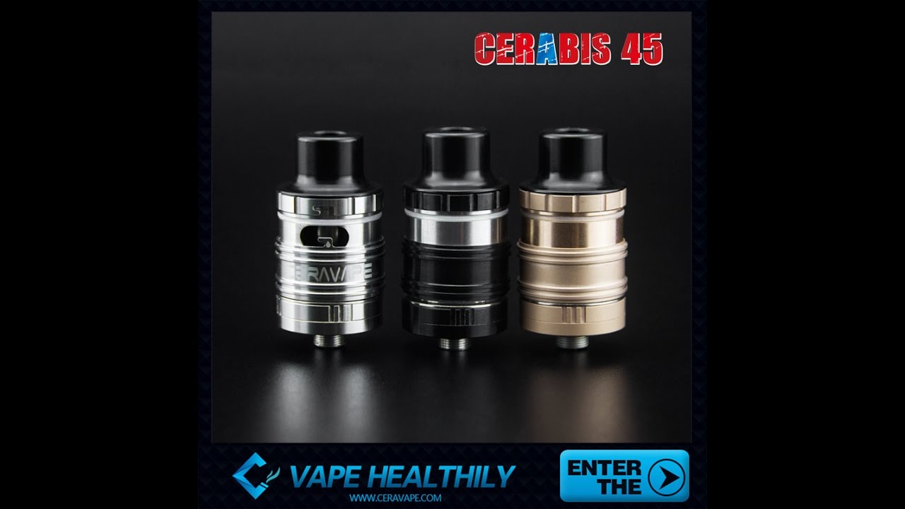 RR114 - Ceravape Cerabis 44 and 45 Tanks with Ceramic Coils