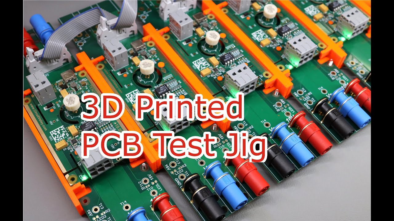 V2 3D Printed Test Jigs with Pogo Pins for DIY PCB Build , ADR1399 Reference Board Next Version