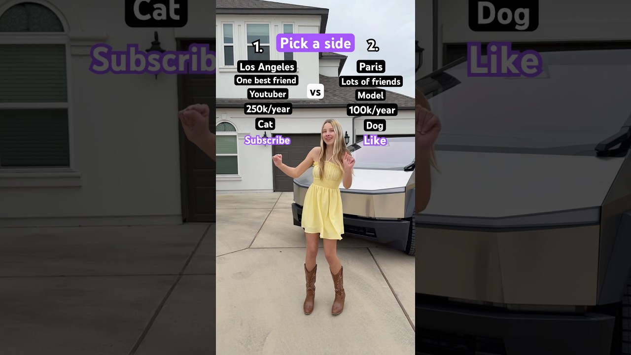 Which side do you choose? #shorts #shortsfeed #tiktok #pickaside #youtube #trending #challenge