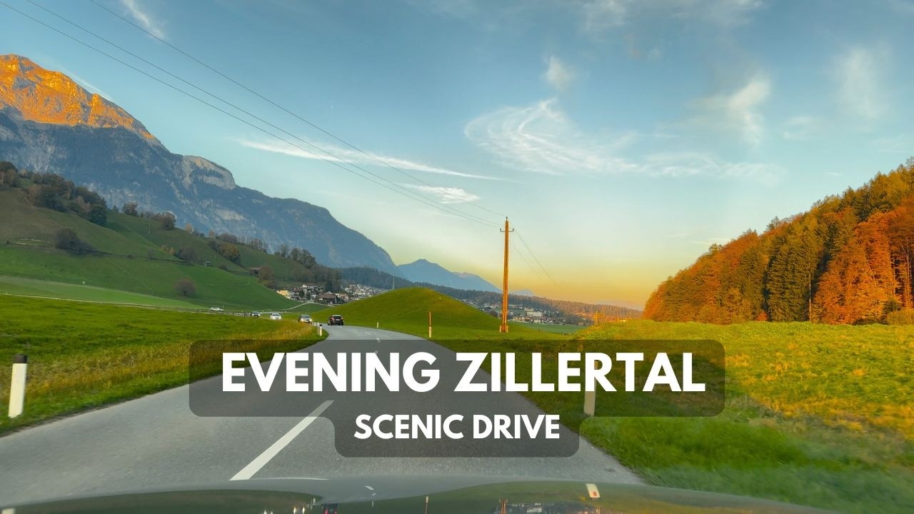 Inntal to Zillertal | Scenic Alpine drive | Tirol, Austria | 4k HDR | Blackmagic app | ISO: 125