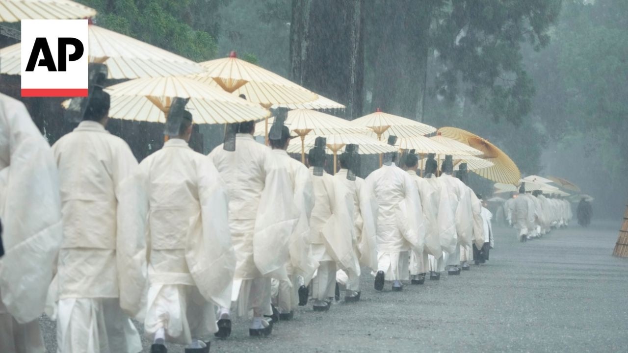 Japan's most sacred Shinto shrine is rebuilt every 20 years