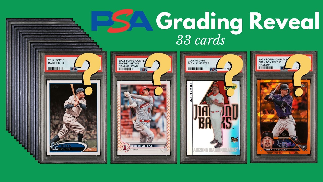 High Grades, Low Pop Counts! 33 Card PSA Grade Reveal of SPs and Orange Stars