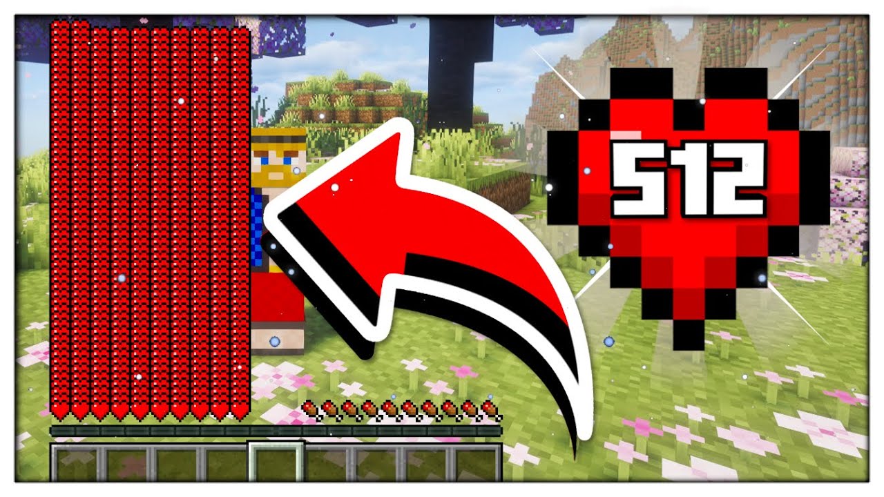 Как получить 500 СЕРДЦЕВ в Minecraft, Полезные команды || Магия команд #41