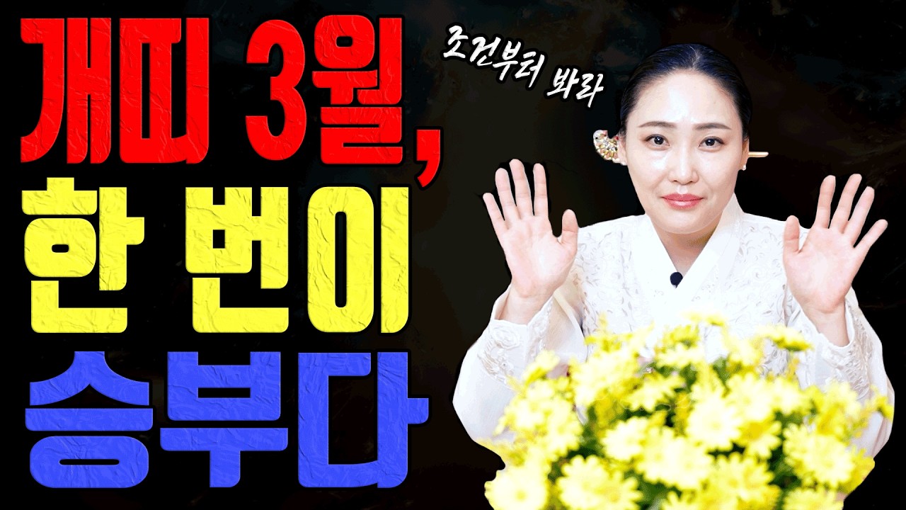 개띠 3월 경고 사람 믿고 가면 크게 당합니다 조건부터 보세요ㅣ민비당 굿엔트 GBS