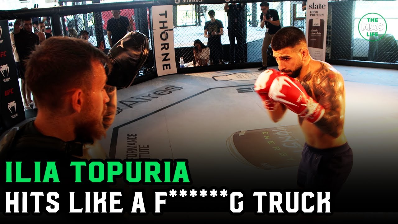 Ilia Topuria hits like a f*****g truck: 