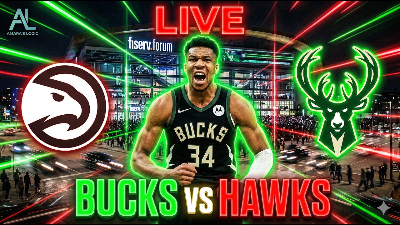 🚨LIVE: Bucks vs Hawks — Statement Night at Fiserv! 🦌🔥