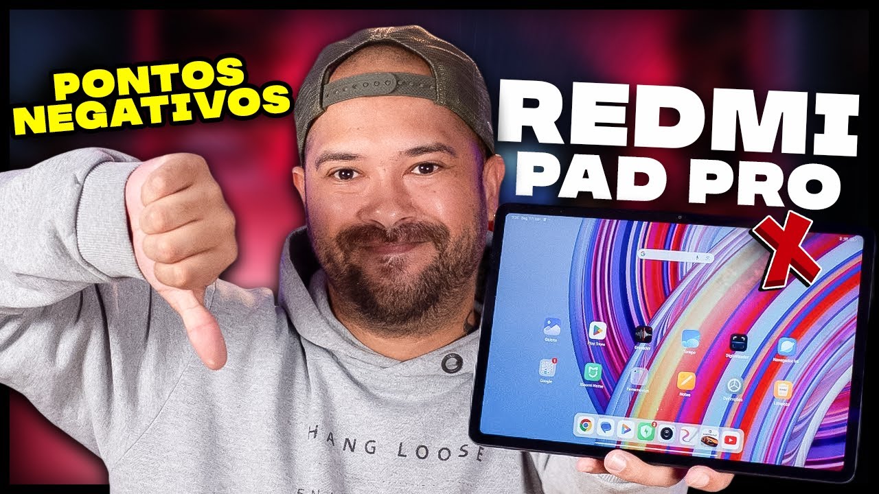 Pontos NEGATIVOS do REDMI PAD PRO! 👎