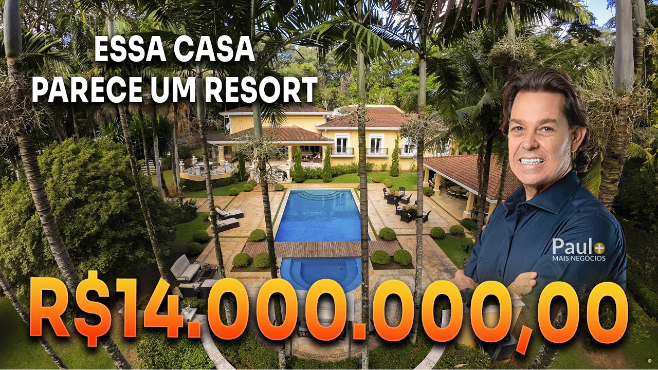 UM VERDADEIRO RESORT EM CAMPINAS-CASA ALTO PADRÃO NO BAIRRO GARMADO R$14.000.000,00-EXUBERANTE