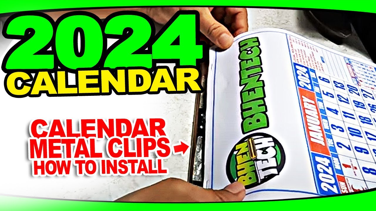 DIY 2024 COMMERCIAL CALENDAR,  NO RIMMING MACHINE NO PROBLEM Part 1