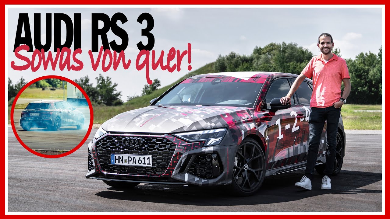 Sowas von QUER im NEUEN Audi RS 3 Prototypen (2022) mit Torque Splitter und 5-Zylinder!