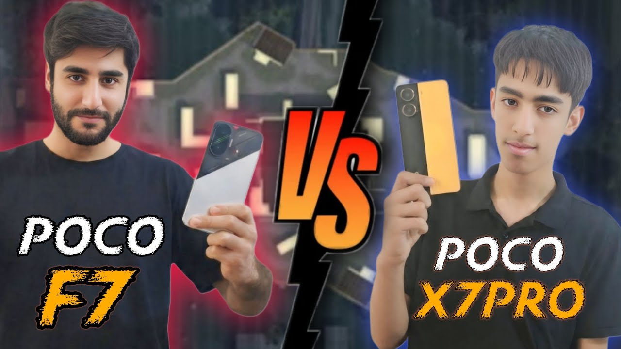  تحدي الجبابرة في ببجي! 🔥 Poco F7 ضد Poco X7 Pro.. من الأقوى؟ 😱