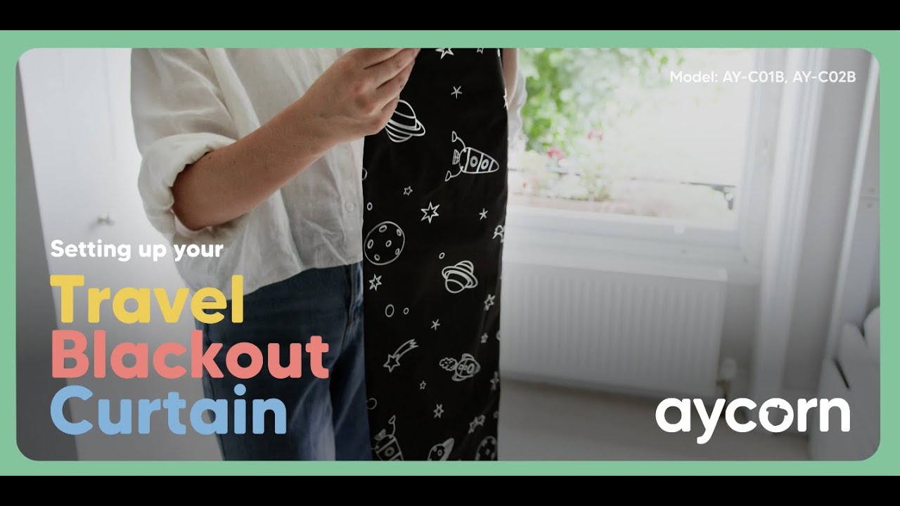 Tutorial: How to set up your Travel Blackout Curtain