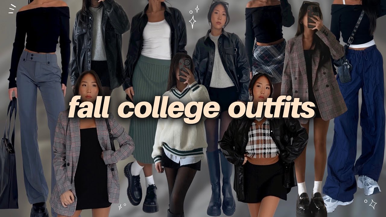 fall college outfits 🍂 simple outfit ideas