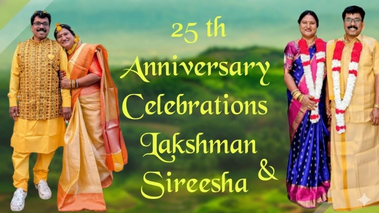 25th Anniversary of Lakshman & Sireesha | Silver Jubilee Celebrations | By Goutham & Jeevana 