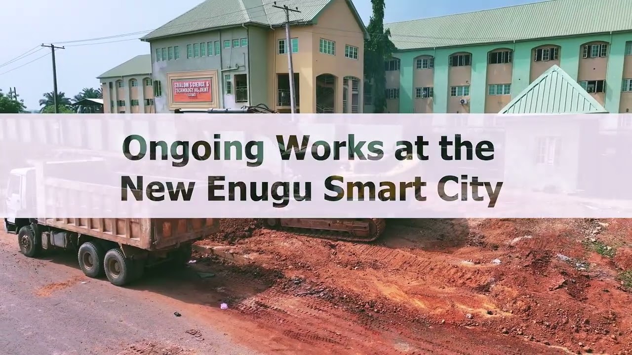 Ongoing work at the Enugu State New City.