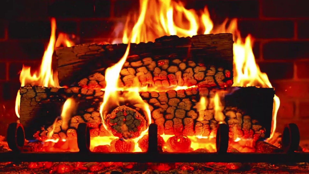 This Cozy Fireplace Will Melt Your Stress Away 🔥 Relaxing Fire Sounds