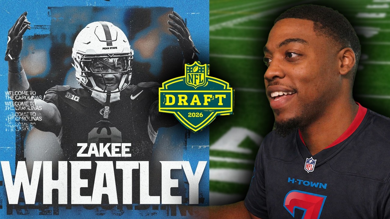 Zakee Wheatley Highlights Reaction | NFL Draft 2026 (Carolina Panthers)