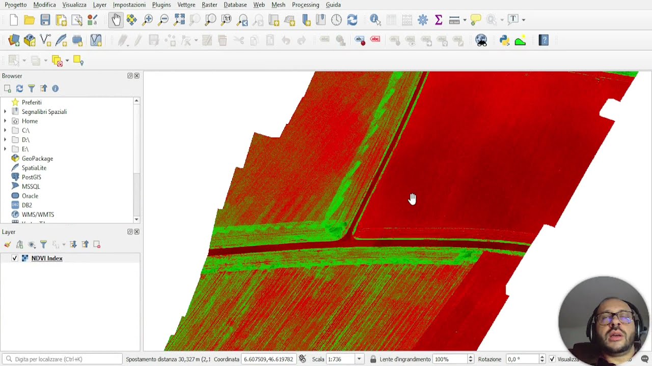 Elaboro Indice NDVI, corso di Fotogrammetria con Agisoft Metashape - SUB EN