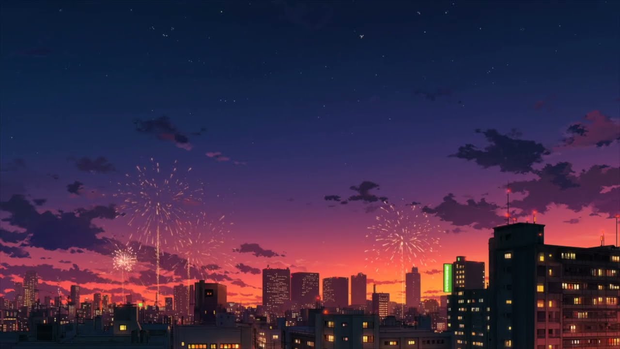 Fireworks night lofi 🎆 1 hour chill beats to relax & study