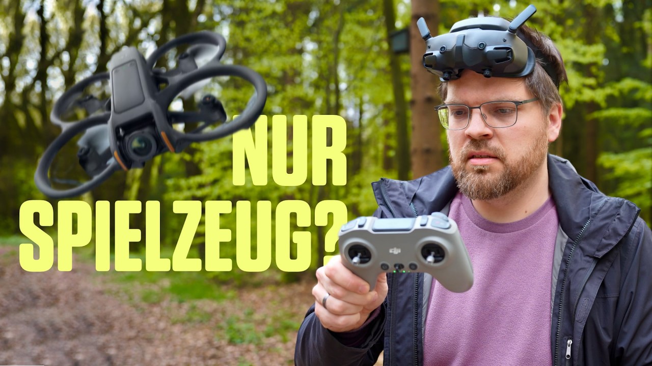 Anf&auml;nger fliegt die DJI Avata 2 (&uuml;berall gegen)