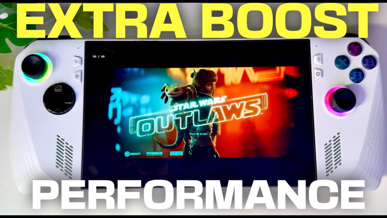 STAR WARS OUTLAWS на Asus Rog Ally: огромный дополнительный прирост производительности