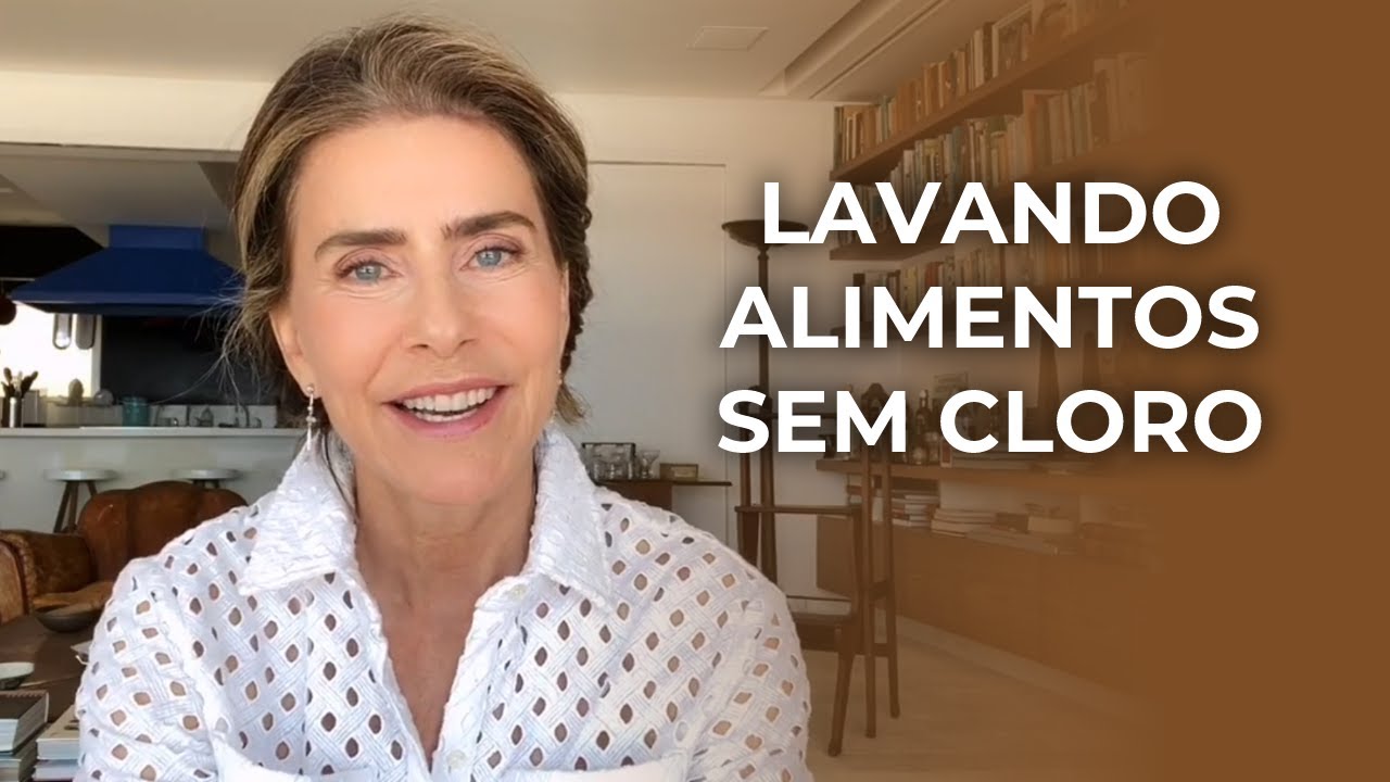 LAVAR SEM CLORO - frutas e legumes