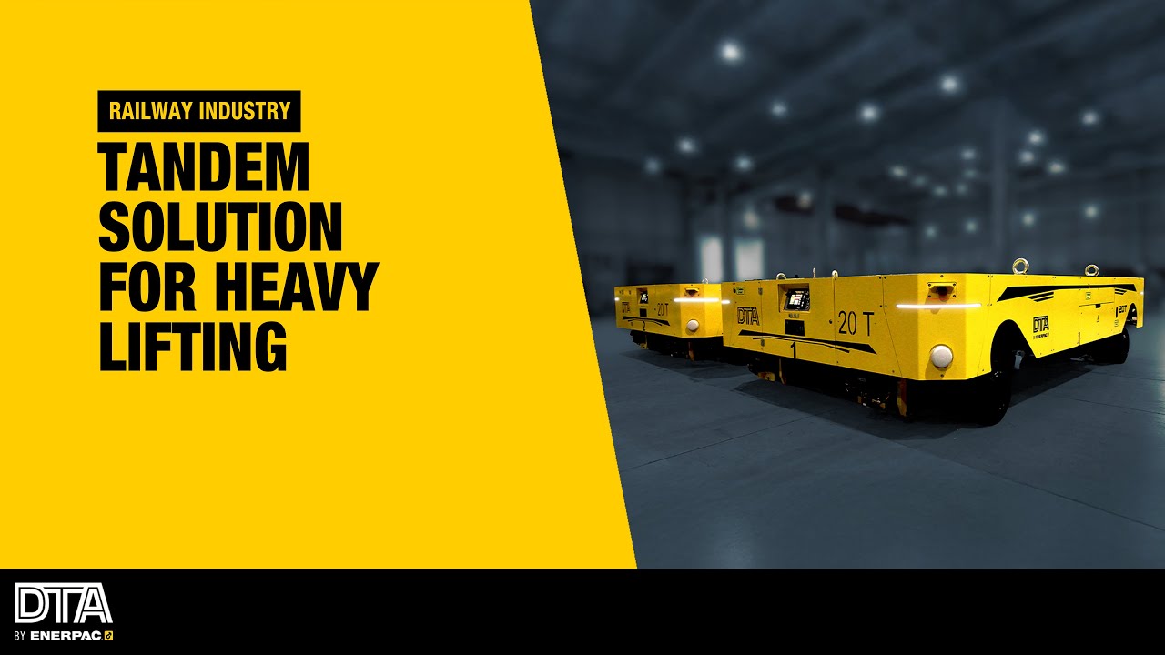 TANDEM TRANSPORTER FOR RAIL APPLICATIONS | DTA by Enerpac