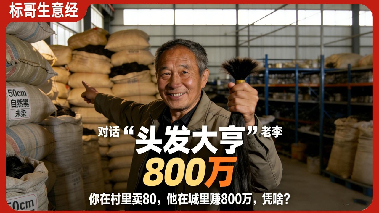 【小生意摸底11】收头发的老头，骗了中国女人多少年？