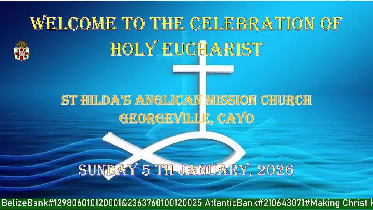 Holy Eucharist, First Sunday After The Epiphany, Sunday 11th January 2026
