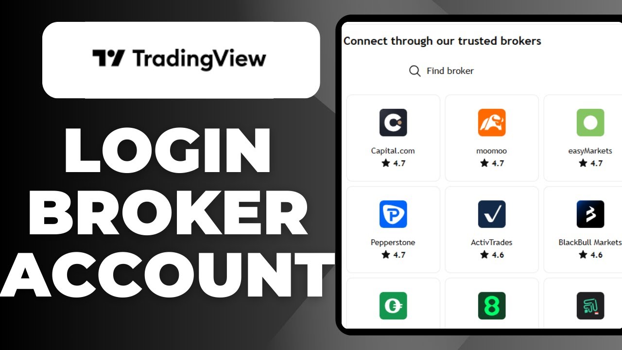 How To Login Broker Account In TradingView 2025