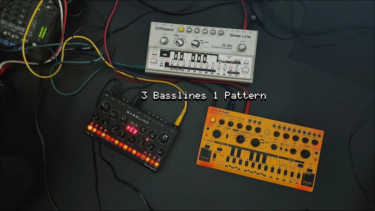 3 Basslines 1 Pattern